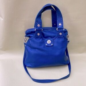 Marc Jacobs Electric Blue Leather Shoulder Bag